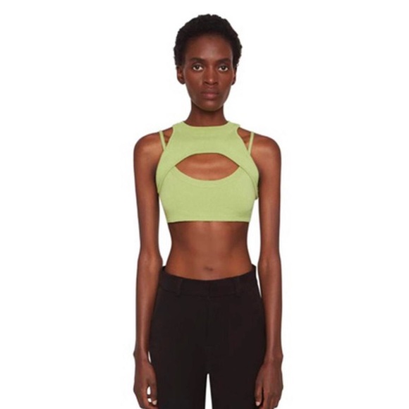 NWT Danielle Guizo Knit Cut Out Top - Picture 2 of 2